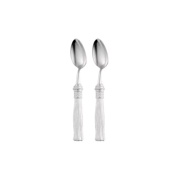 2-Piece Silver-plated Coffee Spoons Set