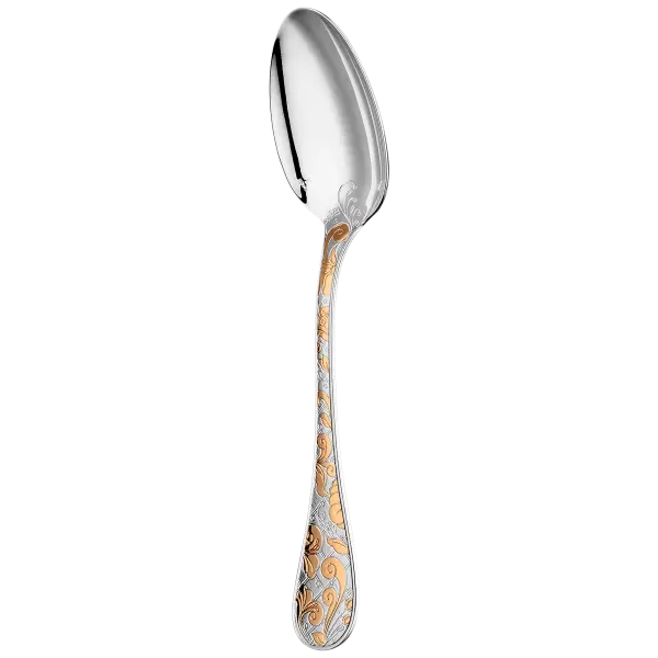 Partially Gilded Silver Plated Table Spoon