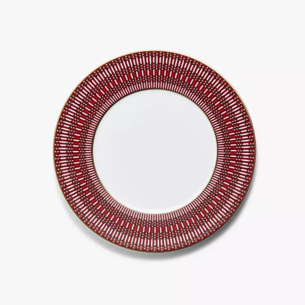 Arcadia Red Dinner Plates
