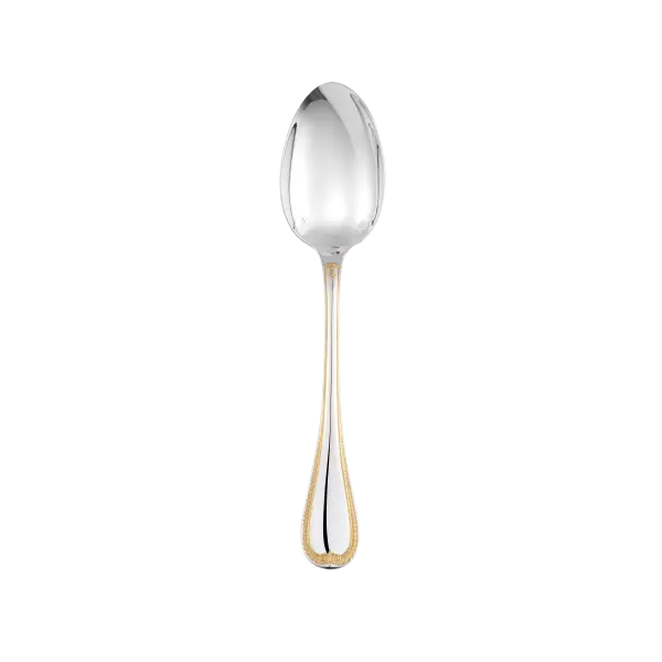 Partially Gilded Silver-plated Table spoon