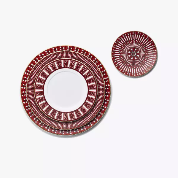 Arcadia Plates Red